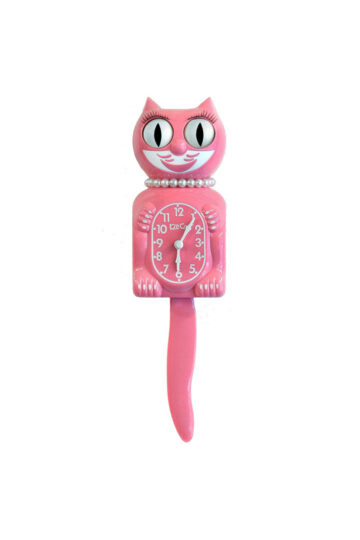 Kit-Cat Lady Strawberry Ice lichtroze klok