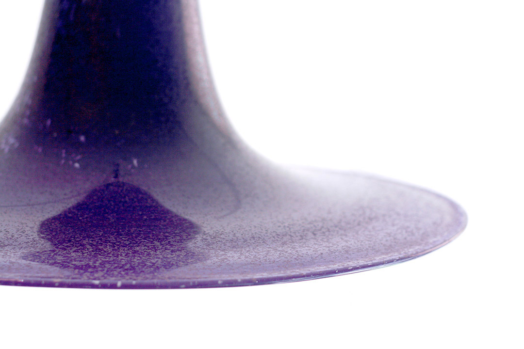 Vintage paarse heksenhoed lamp