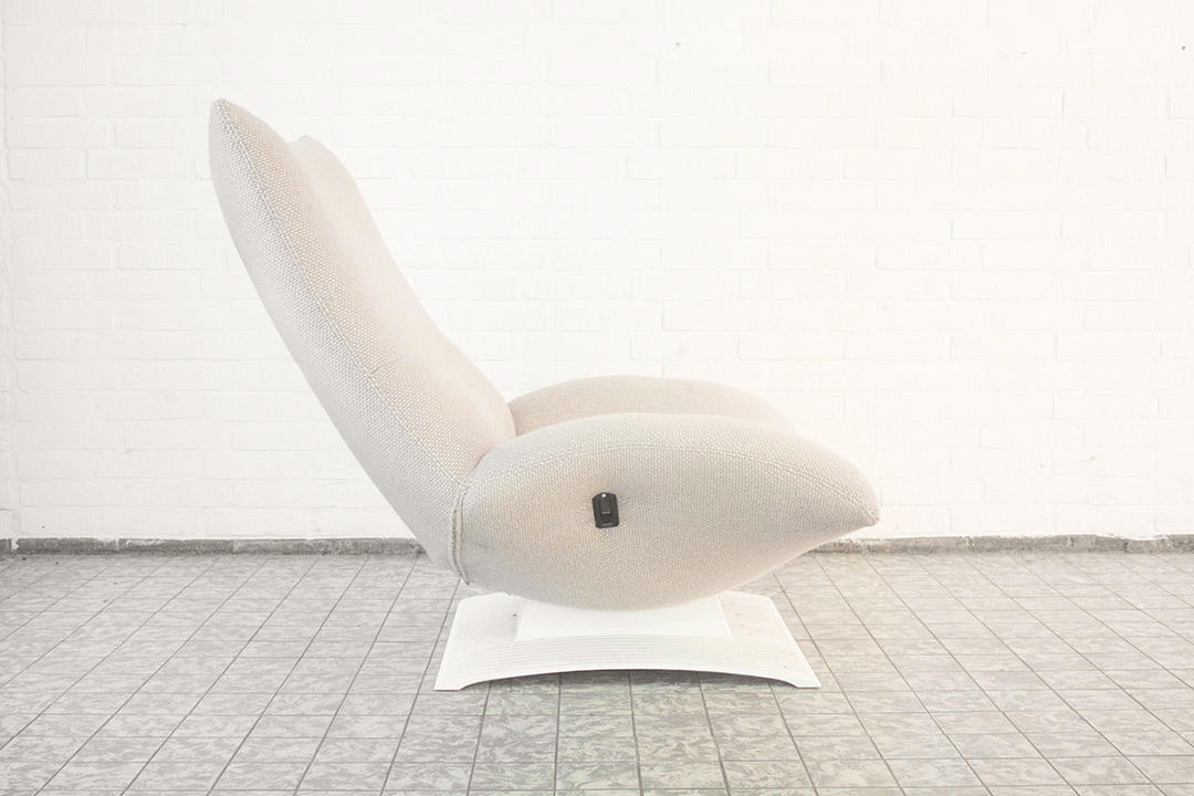 Vintage Artifort Wave F773 fauteuil creme / wit