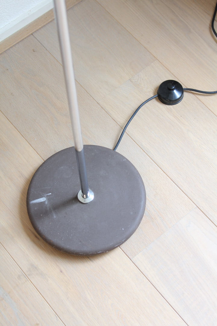 vintage bollenlamp Herda bruin