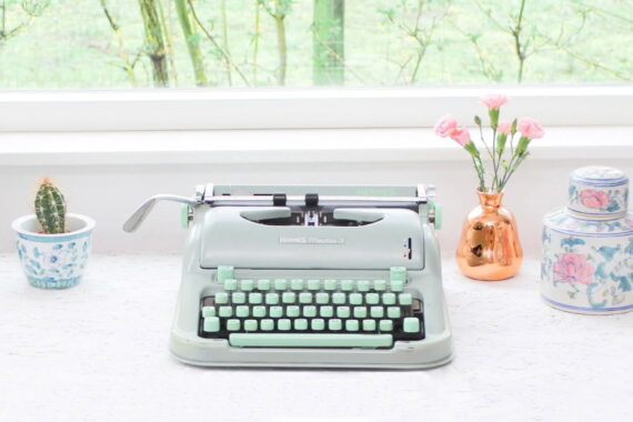 mintgroene typemachine