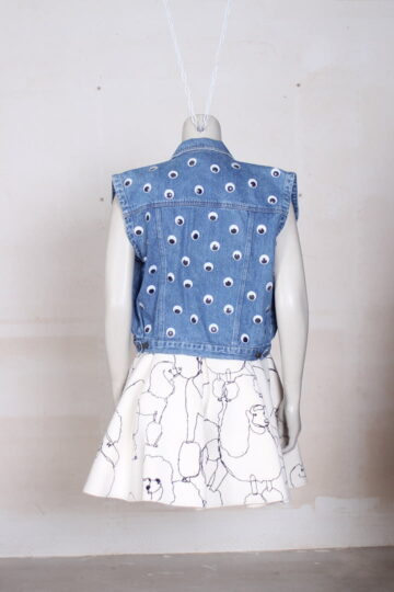 mouwloos spijkerjasje