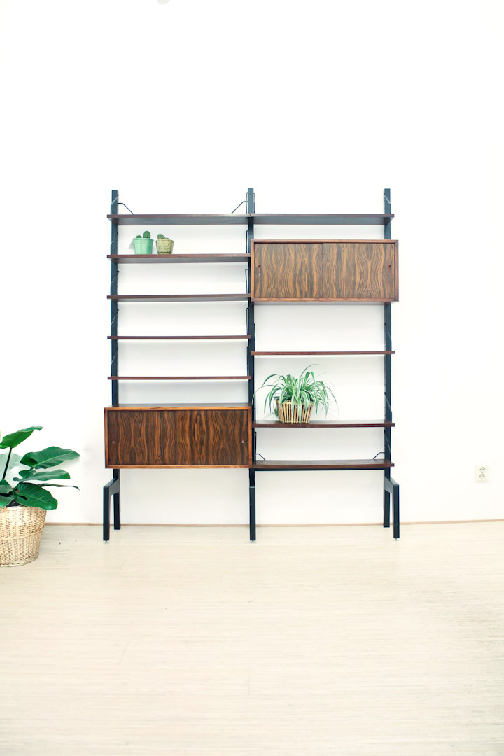 vintage wandsysteem Poul Cadovius Royal system