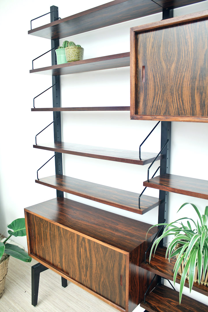 Vintage wandsysteem Poul Cadovius Royal system - Afbeelding 4