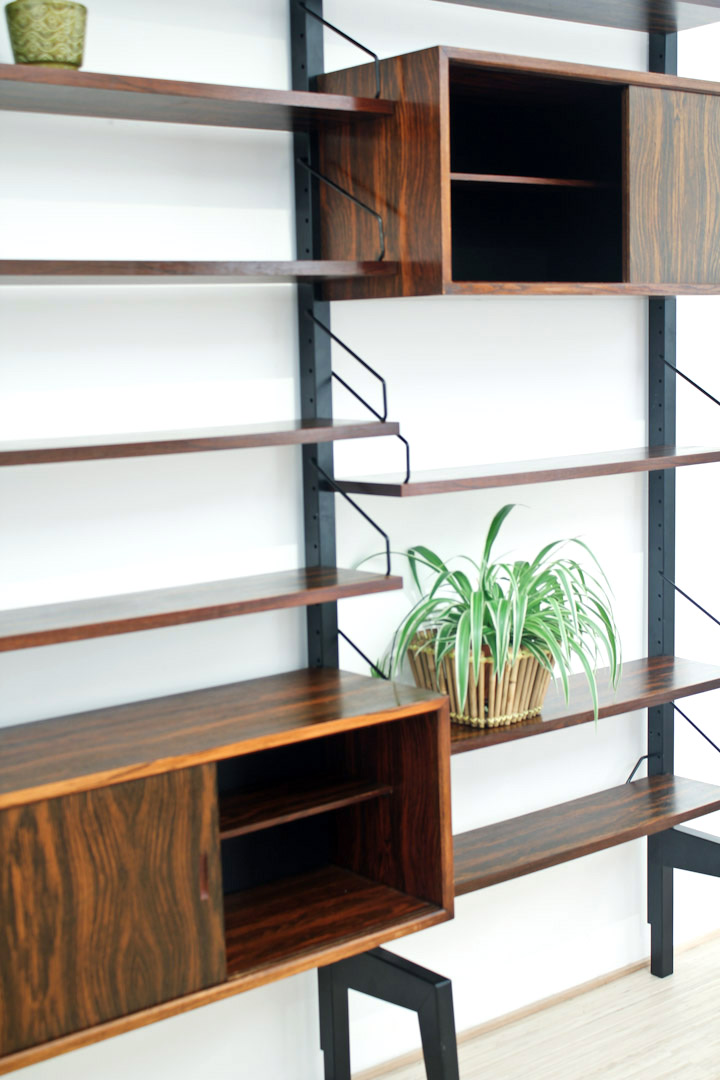 Vintage wandsysteem Poul Cadovius Royal system - Afbeelding 11