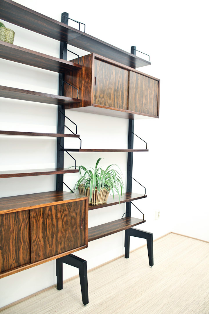 Vintage wandsysteem Poul Cadovius Royal system - Afbeelding 9